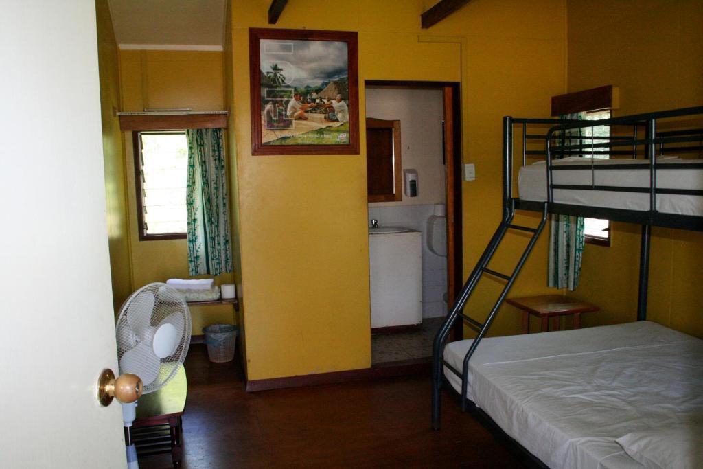 Ratu Kini Backpackers And Dive Resort Mana Island Oda fotoğraf